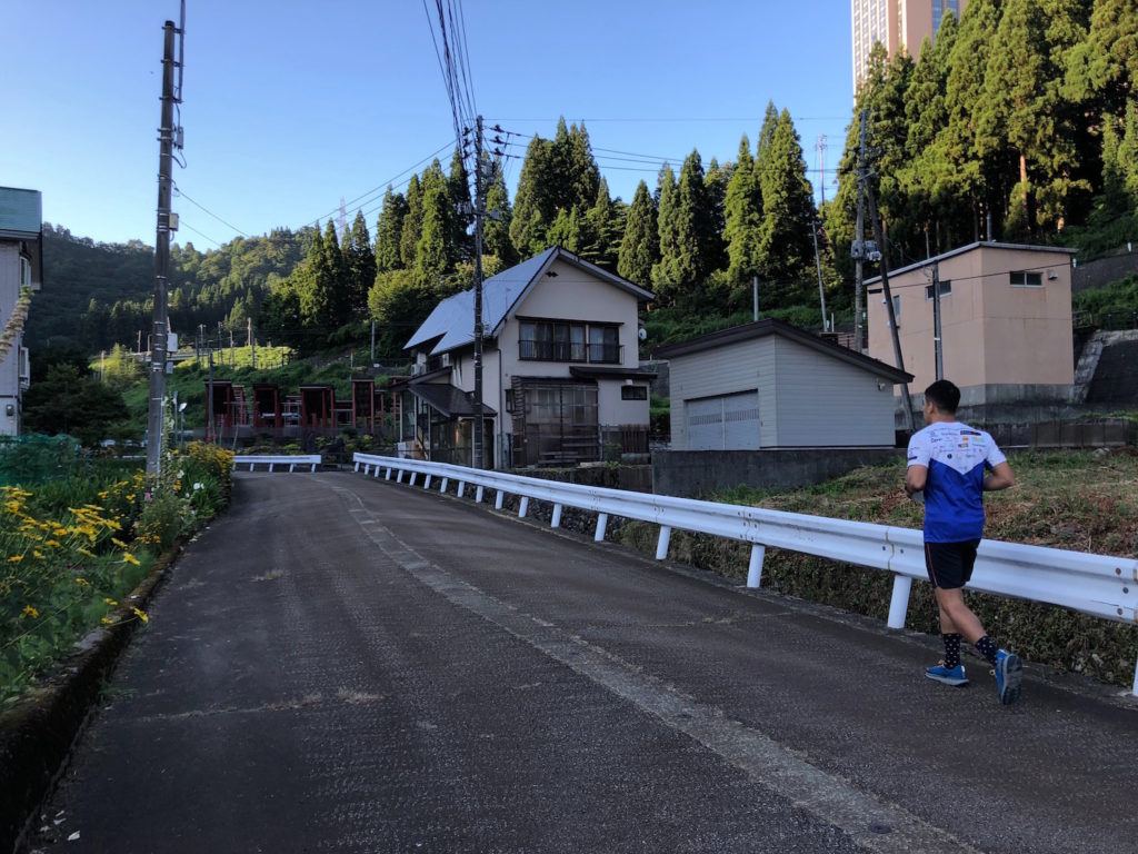 Running in Yuzawa